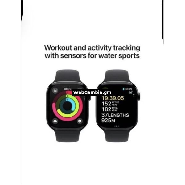 Apple Watch Series 10 (42mm, Jet Black Aluminium)